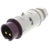 MENNEKES Industrial Power Connector Purple Cable Mount 2P Straight, 16A, 20-25V, IP44, Screw Termination IP44