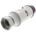 MENNEKES Industrial Power Connector Purple Cable Mount 2P Straight, 16A, 20-25V, IP44, Screw Termination IP44 