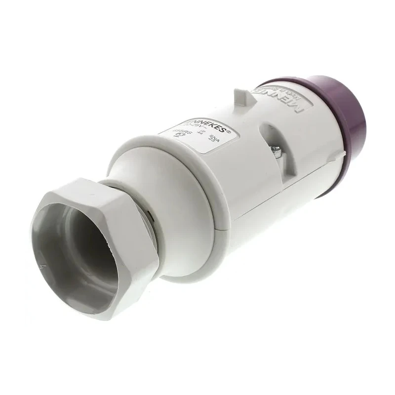 MENNEKES Industrial Power Connector Purple Cable Mount 2P Straight, 16A, 20-25V, IP44, Screw Termination IP44 