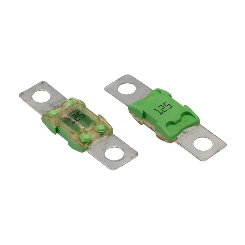 Littelfuse 125A Green Car Fuse 32V dc Thermoplastic Body Time Delay BF2 Series 153.5395.6121