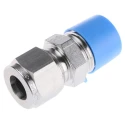 Parker Stainless Steel Pipe Fitting Straight Coupler Male NPT Threaded 1/2 in M12MSC1/2N-316