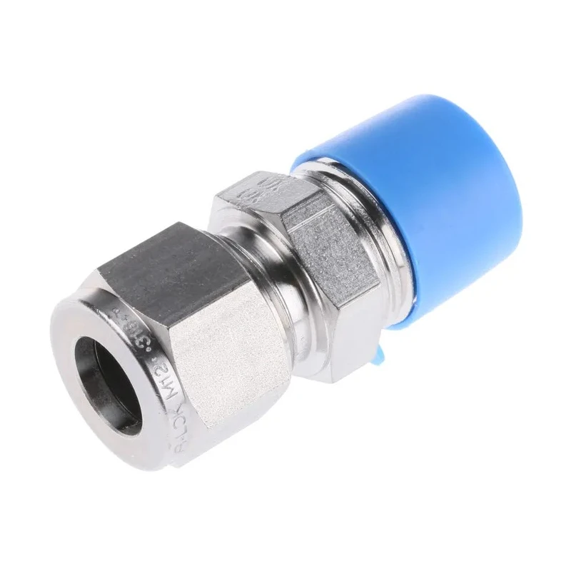 Parker Stainless Steel Pipe Fitting Straight Coupler Male NPT Threaded 1/2 in M12MSC1/2N-316