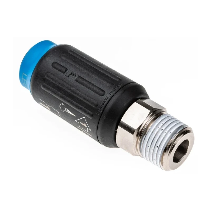 Legris Reinforced Polymer Pneumatic Quick Connect Coupling 1/2 in Male R Male Body BSP Taper and NPT 9405U06 21
