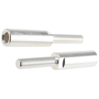 Staubli 8 mm Silver Terminal Post, M8 Thread, 240A 01.0006