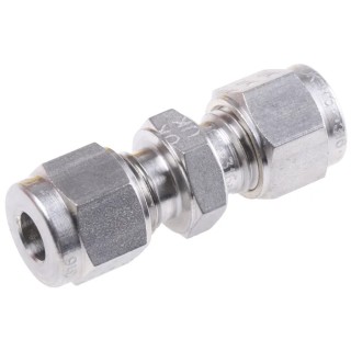 Parker Stainless Steel Pipe Fitting Union 6 mm 6 mm SCM6-316