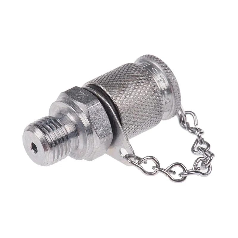Stauff Steel Hydraulic Test Point Thread Size 1/4 in, Male G Connection, Max Operating Temperature 200°C SMK 20 R 1/4 VB