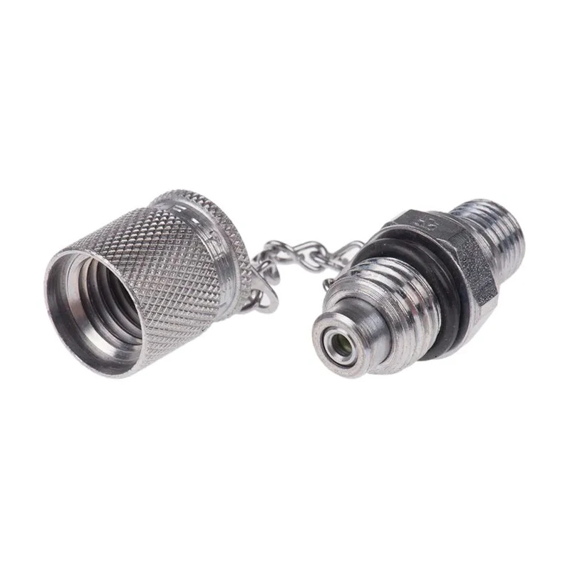 Stauff Steel Hydraulic Test Point Thread Size 1/4 in, Male G Connection, Max Operating Temperature 200°C SMK 20 R 1/4 VB