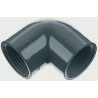Georg Fischer PVC-U Plastic Pipe Fitting 90° Threaded Elbow Female 1/2 in 721101606