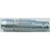 LEMO Circular Connector Cable Mount Plug Male 3 Contacts 12 mm 2200V Brass Housing Push Pull Termination FGG 1B 303 CLAD42