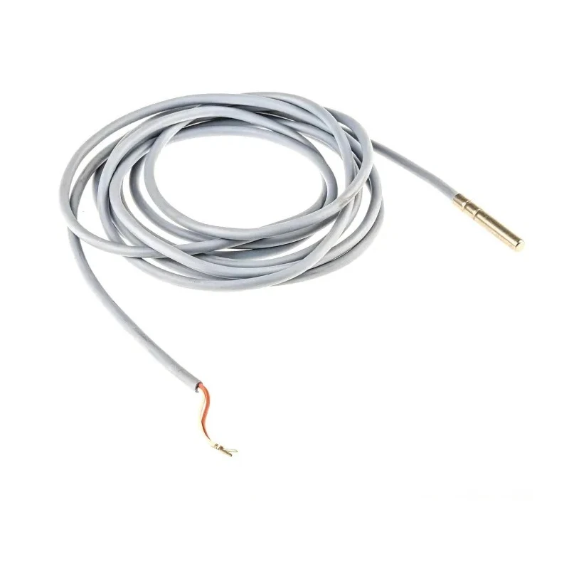 Eliwell 304 Stainless Steel NTC Thermistor Temperature Probe, -50°C to 120°C, 6 mm Probe Diameter, 3 m SONDE NTC SILICONE 3M