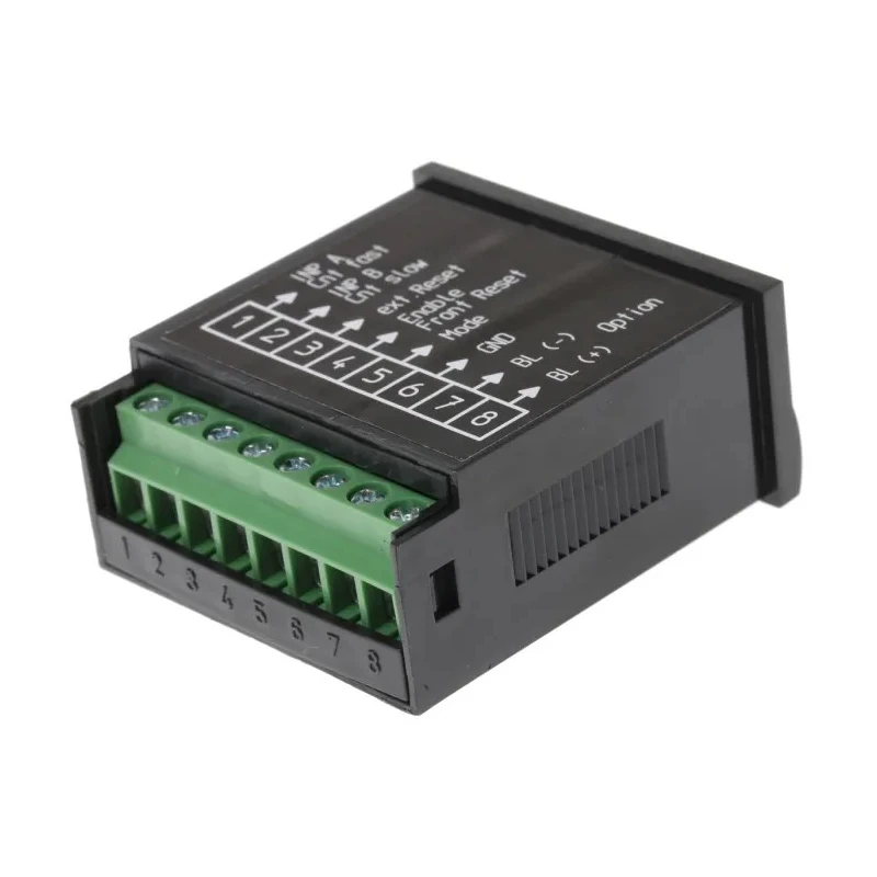 Kubler CODIX 130 8 Digit LCD Counter Panel Mount 22.2x45mm Cut-out Germany 6.130.012.862