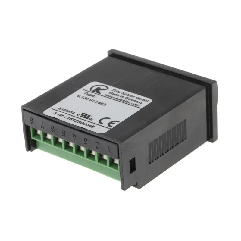 Kubler CODIX 130 8 Digit LCD Counter Panel Mount 22.2x45mm Cut-out Germany 6.130.012.862
