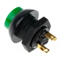 Otto Momentary Push Button Switch Panel Mount SPDT Green LED IP68 28 V DC 115 V AC P9-213125