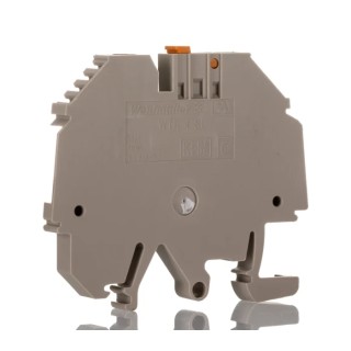Weidmüller W Series Disconnect Terminal Block Brown, 4mm² Cable CSA, 1-Level, Screw Termination, 10A, 300V 7910360000