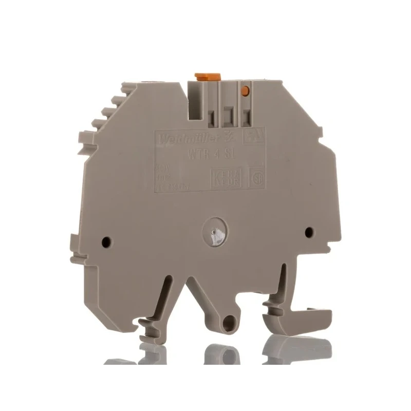 Weidmüller W Series Disconnect Terminal Block Brown, 4mm² Cable CSA, 1-Level, Screw Termination, 10A, 300V 7910360000