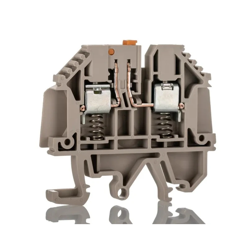 Weidmüller W Series Disconnect Terminal Block Brown, 4mm² Cable CSA, 1-Level, Screw Termination, 10A, 300V 7910360000