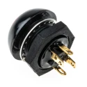Otto P9 Series Push Button Switch, Momentary, Panel Mount, 0.5 x 0.5 in Cutout, DPST, Red LED, IP68, 28 V dc 115 V P9-113121