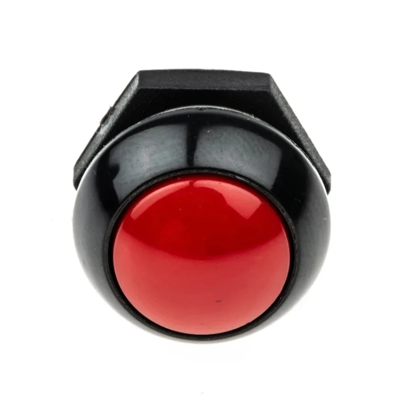 Otto P9 Series Push Button Switch, Momentary, Panel Mount, 0.5 x 0.5 in Cutout, DPST, Red LED, IP68, 28 V dc 115 V P9-113121