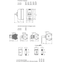 Schneider Electric 3-Pole Panel Mount Switch Disconnector, 175A, 55 kW, IP65/IP20, Red Handle, VARIO Series 