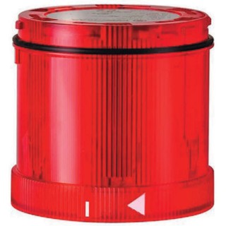 Werma Red Flashing Effect LED Beacon Unit 24V DC IP65 Surface Mount 644.120.55