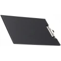 Durable A4 Black Polyvinyl Chloride Clipboard with Internal Pocket 325x235mm 2357-01