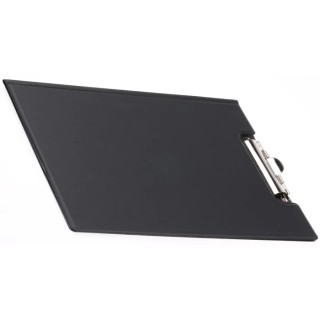 Durable A4 Black Polyvinyl Chloride Clipboard with Internal Pocket 325x235mm 2357-01