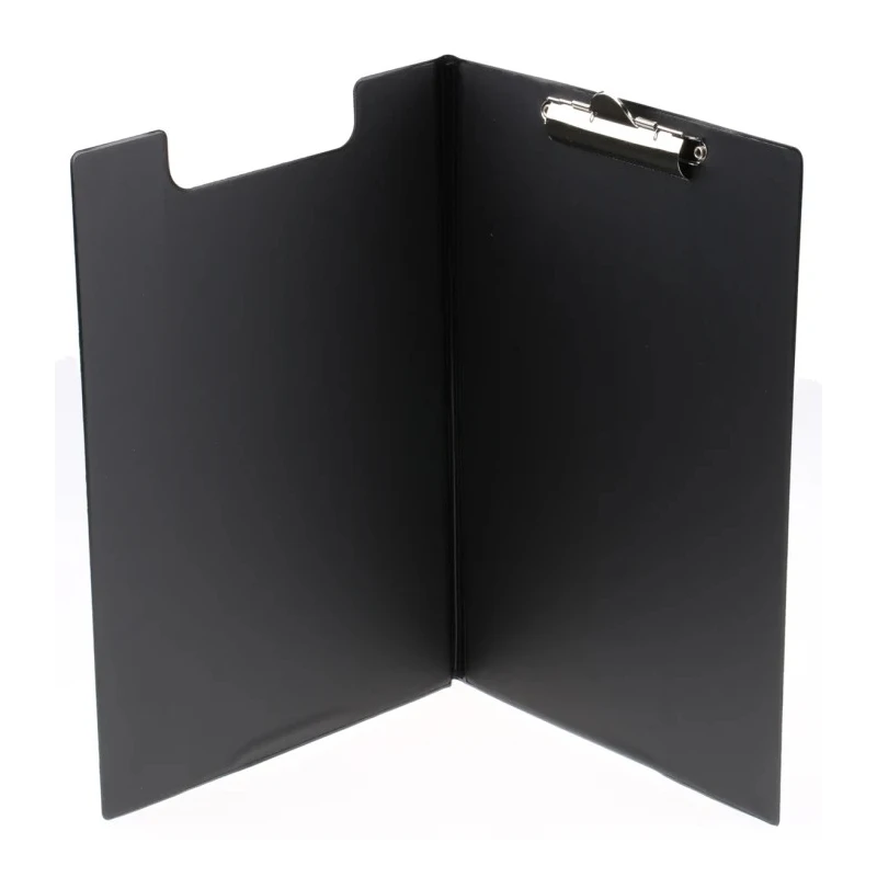 Durable A4 Black Polyvinyl Chloride Clipboard with Internal Pocket 325x235mm 2357-01