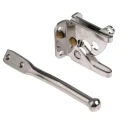 RS PRO Stainless Steel Lockable Gate Latch Chrome Finish 48mm x 37mm x 56mm 434-9624