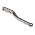 RS PRO Stainless Steel Lockable Gate Latch Chrome Finish 48mm x 37mm x 56mm 434-9624