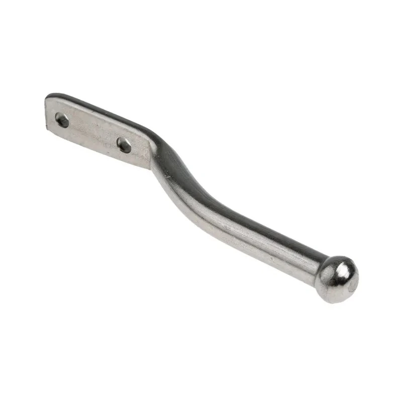 RS PRO Stainless Steel Lockable Gate Latch Chrome Finish 48mm x 37mm x 56mm 434-9624