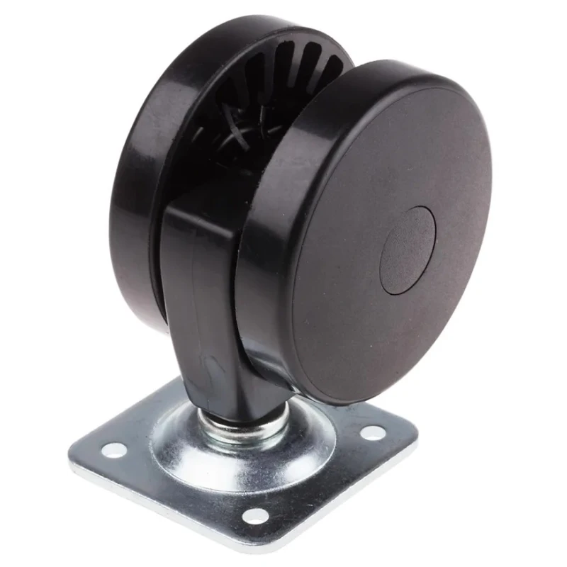RS PRO Swivel Castor with 75 kg Load Capacity, 80 mm Polyurethane Wheel, Ball Bearing Hub, Light Duty 435-0084