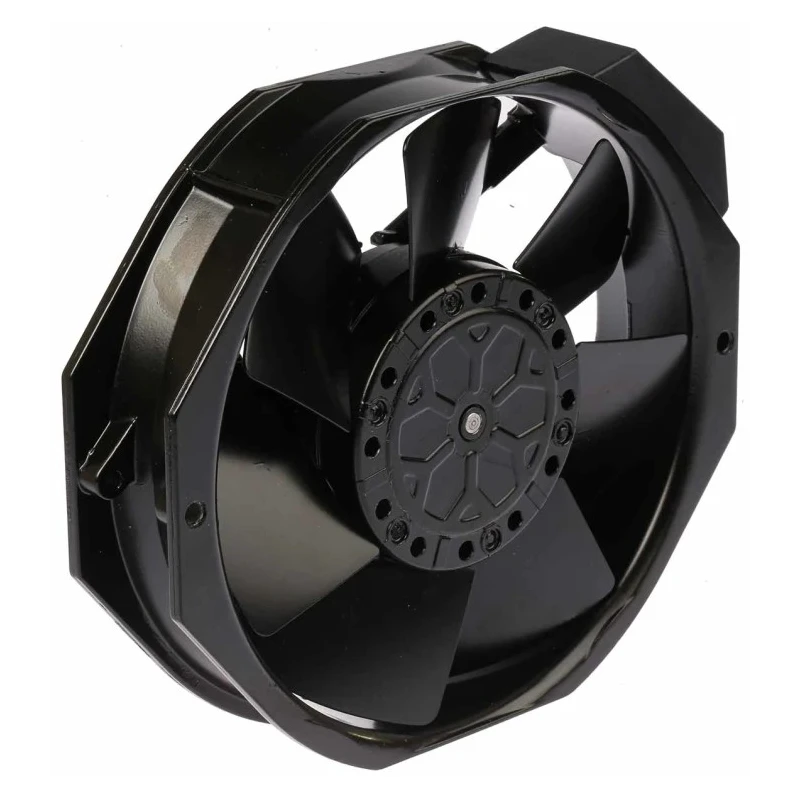 ebm-papst W2E142 Series Ball Bearing Square Frame Axial Fan 115V AC 28W 330 m³/h IP22 150x172x38 mm 