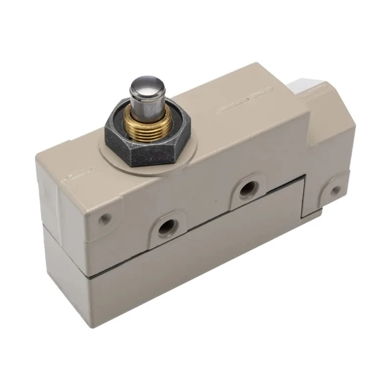 Omron ZE Series Plunger Limit Switch, SPDT Contact Configuration, IP65, Rugged Die Cast Case Housing, 480V AC, 15A 