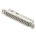 HARTING DIN 41612 32 Way 2.54 mm Pitch Type Through Hole C/2 Solder Class C2 2 Row Female Straight 09222326825