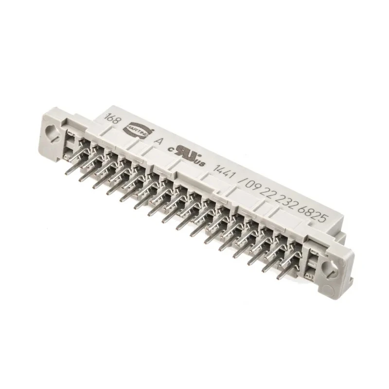 HARTING DIN 41612 32 Way 2.54 mm Pitch Type Through Hole C/2 Solder Class C2 2 Row Female Straight 09222326825
