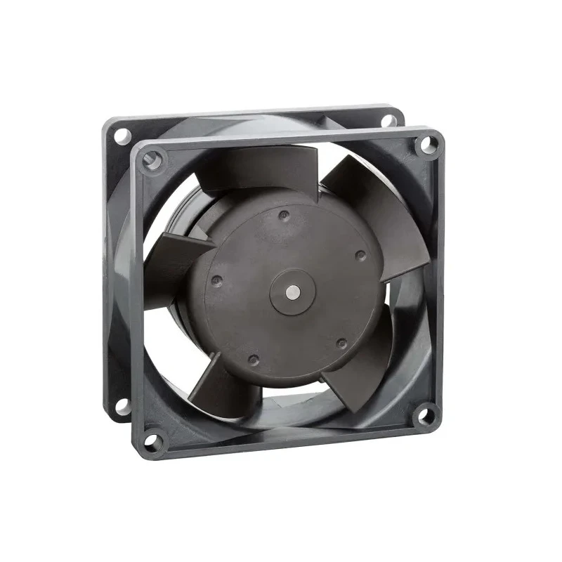 ebm-papst 8300 Series High Performance Ball Bearing Axial Fan, 48V DC, 3W, 75mA Max, IP20, 80x80x32 mm, 54 m³/h, 3300 RPM 