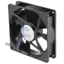 ebm-papst 3400 N Series Ball Bearing DC Axial Fan 12V dc 2.5W 84 m³/h IP68 92 mm Frame IP68