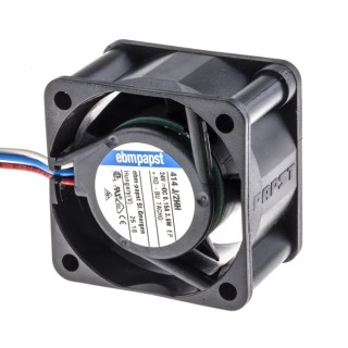 ebm-papst 400 Series Ball Bearing DC Axial Fan 24V DC 3.6 W 24 m³/h IP20 40 mm 