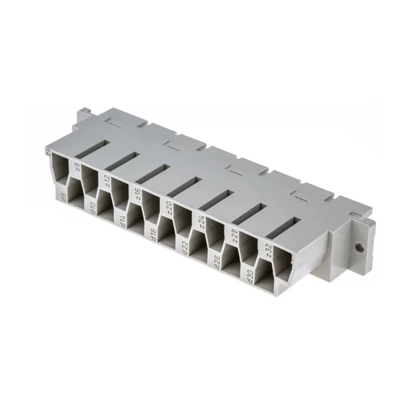 HARTING DIN 41612 15 Way 10.16 mm Pitch, Type H15, Faston Class C1, 2 Row Female Straight Connector 09062152811