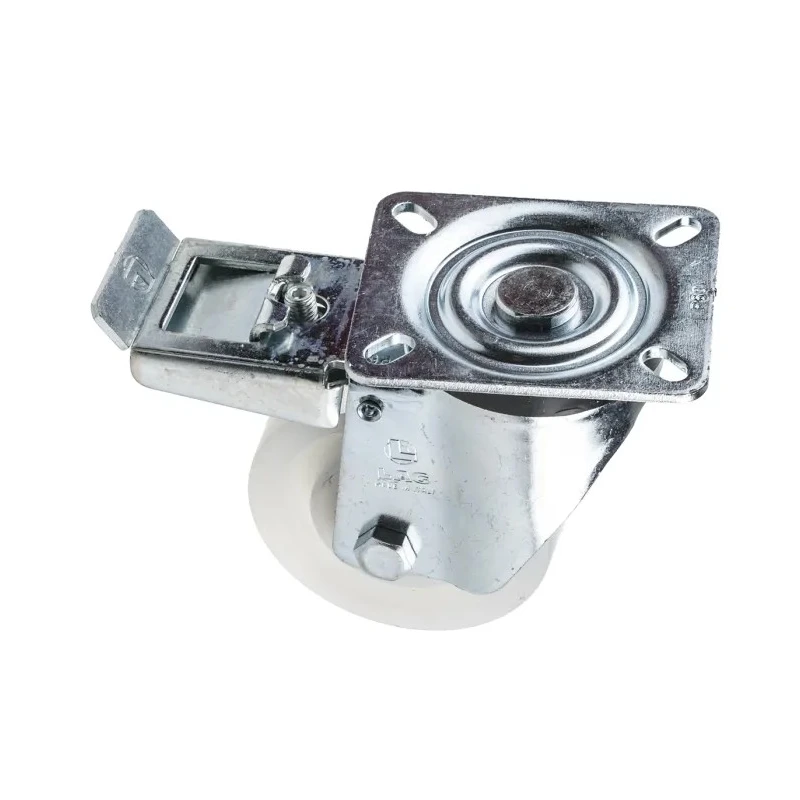LAG Heavy Duty Swivel Castor with Polyamide Wheel, 450 kg Load Capacity, 100 mm Diameter, Ball Bearing Hub, Model 17855 FR
