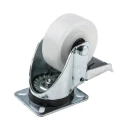 LAG Heavy Duty Swivel Castor with Polyamide Wheel, 450 kg Load Capacity, 100 mm Diameter, Ball Bearing Hub, Model 17855 FR