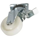 LAG Braked Swivel Castor 850 kg Load Capacity 200 mm Polyamide Wheel Galvanised Steel Frame 17872 FV