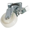 LAG Braked Swivel Castor 850 kg Load Capacity 200 mm Polyamide Wheel Galvanised Steel Frame 17872 FV