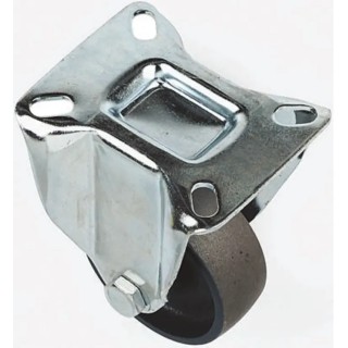 LAG Fixed Castor, 850 kg Load Capacity, 150 mm Cast Iron Wheel, Galvanised Steel Frame 1092