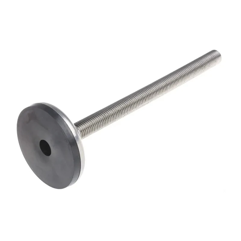 Nu-Tech Engineering M16 75 mm Diameter Adjustable Foot Stainless Steel 750 kg Static Load Capacity 3.5° Tilt Angle A105/019