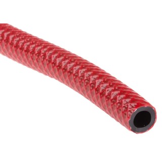 RS PRO Multi-Purpose Reinforced PVC Hose Pipe 15 bar 30 m Length Red 12.5mm OD 8mm ID 436-9583