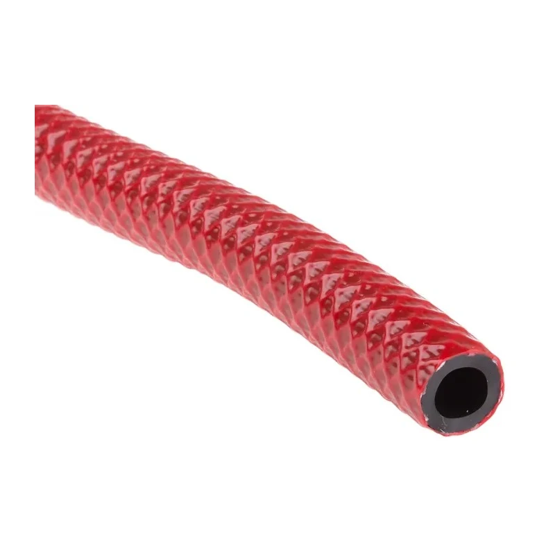 RS PRO Multi-Purpose Reinforced PVC Hose Pipe 15 bar 30 m Length Red 12.5mm OD 8mm ID 436-9583