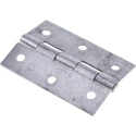 RS PRO Steel Butt Hinge with Fixed Pin Screw Fixing 75 mm x 49 mm x 1.4 mm 436-5058