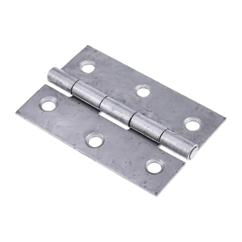 RS PRO Steel Butt Hinge with Fixed Pin Screw Fixing 75 mm x 49 mm x 1.4 mm 436-5058