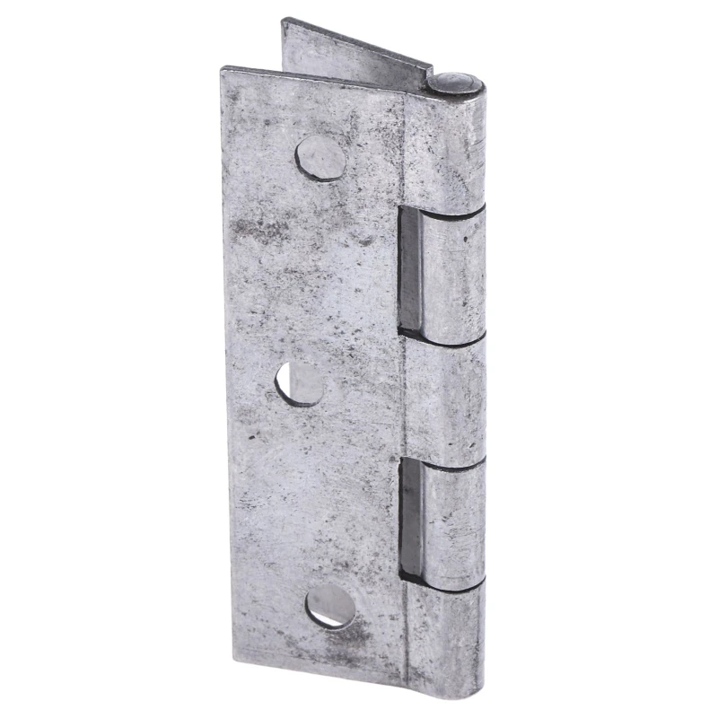 RS PRO Steel Butt Hinge with Fixed Pin Screw Fixing 75 mm x 49 mm x 1.4 mm 436-5058